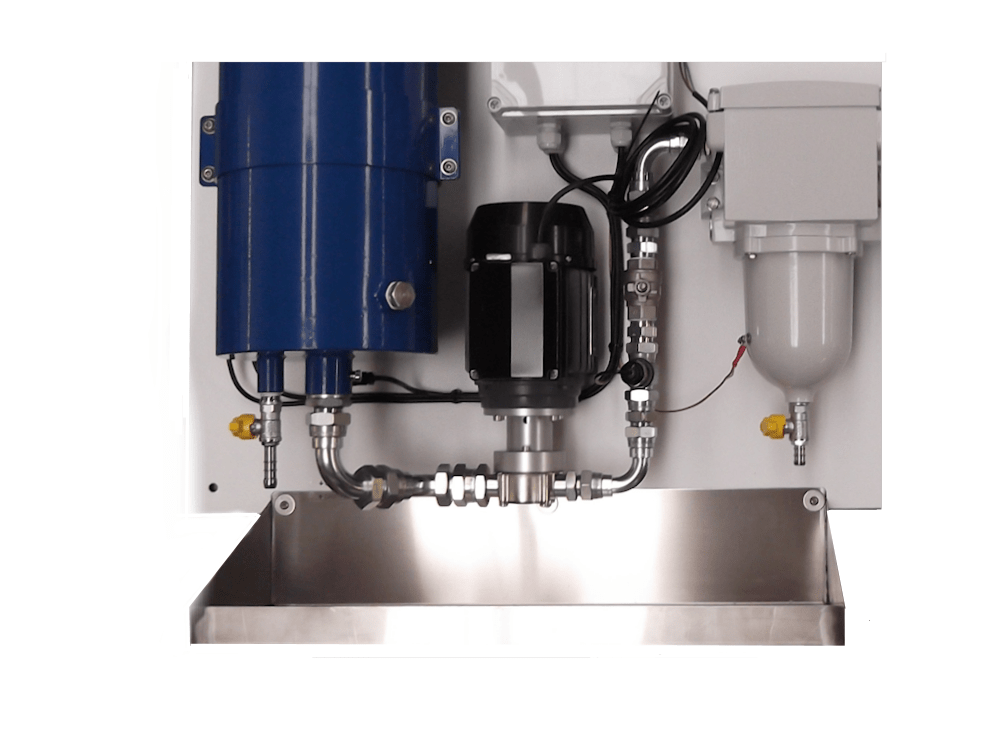 Add-on: Drip Tray (Drip tray option complete with drain tap for easy draining of contaminates from both filters.)