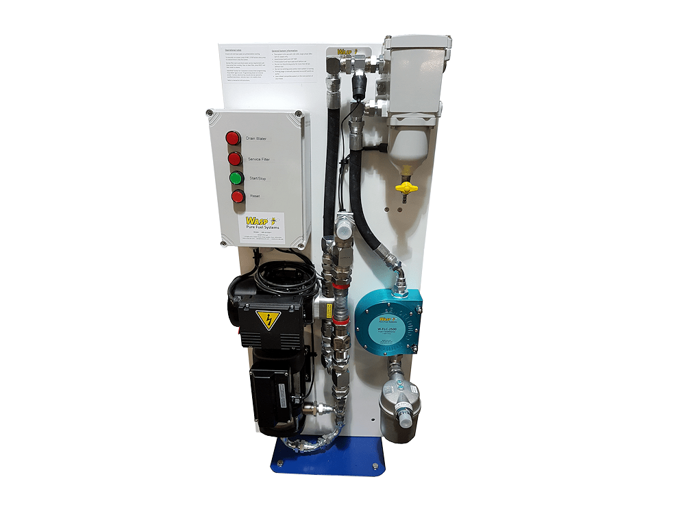 10lit/min portable system (Our portable WB fuel cleaning units are popular with businesses who need to clean multiple tanks on different sites.)